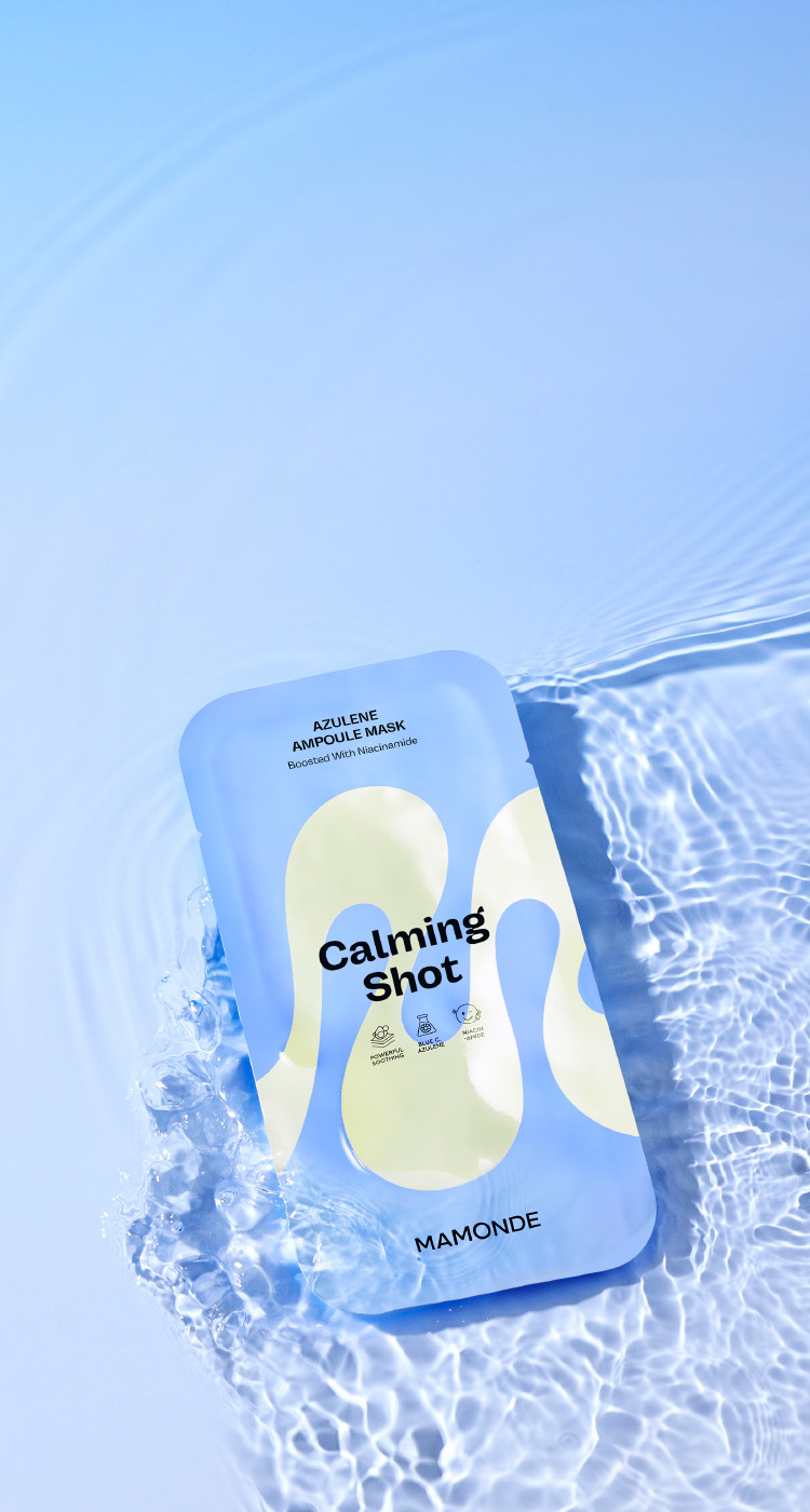 Calming Shot Azulene Ampoule Mask