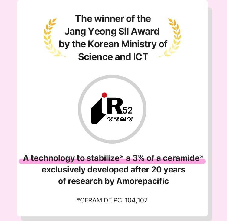 The winner of the Jang Yeong Sil Award by the Korean Ministry of Science and ICT/The winner of the Jang Yeong Sil Award mark