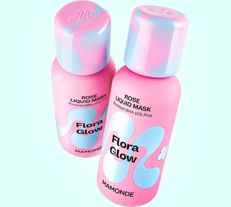 Flora Glow Rose Liquid mask